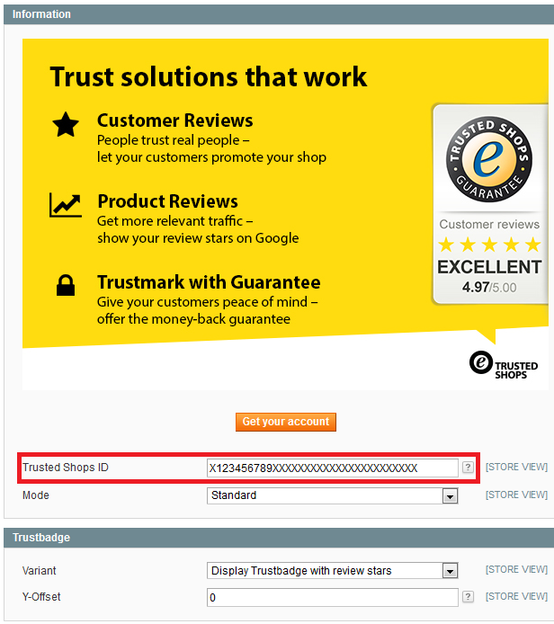 Magento Trustbadge code integration Magento Trustbadge code integration